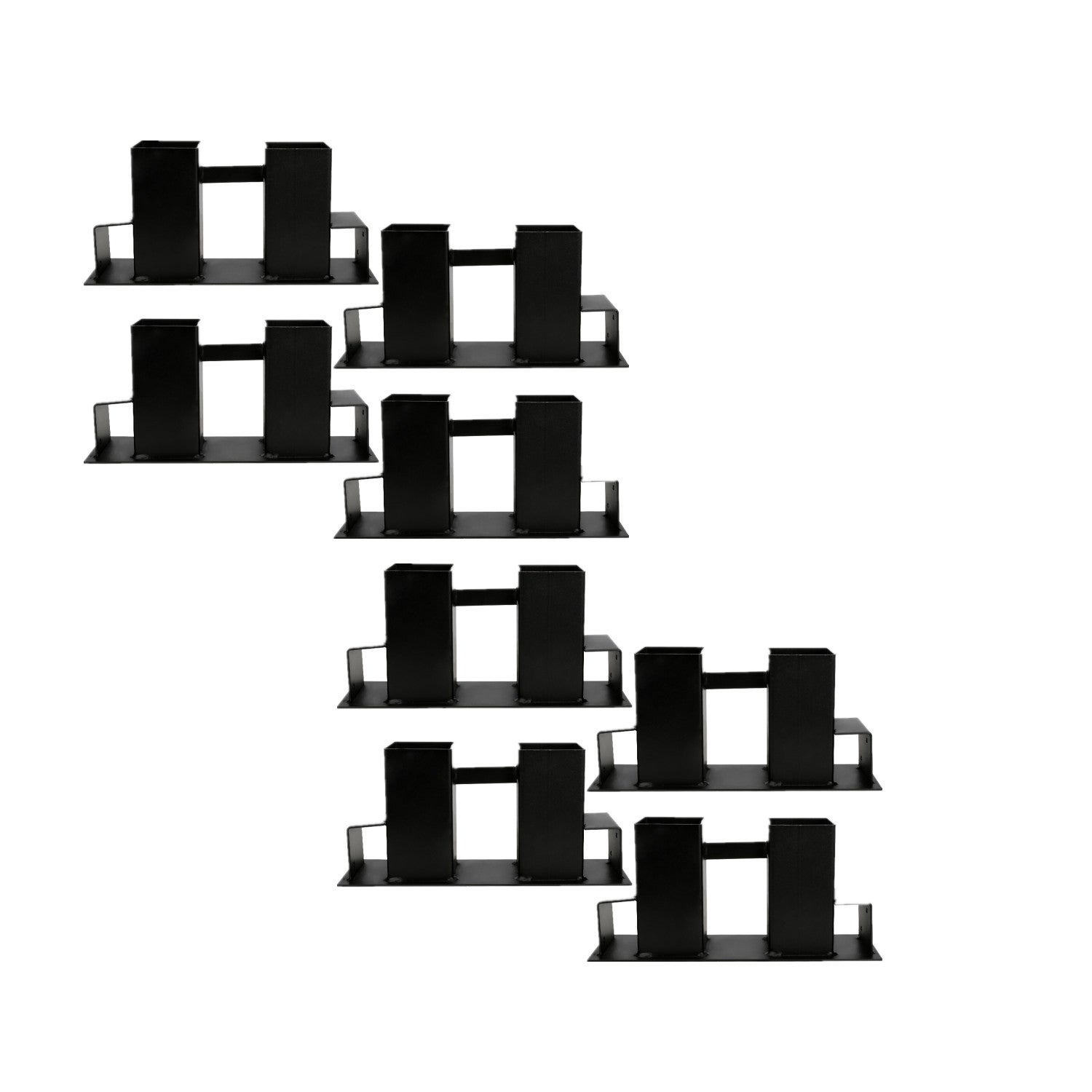 Juego De 8 Soportes Para Apilar Leña Para Uso En Exteriores E Interiores | Leroy Merlin