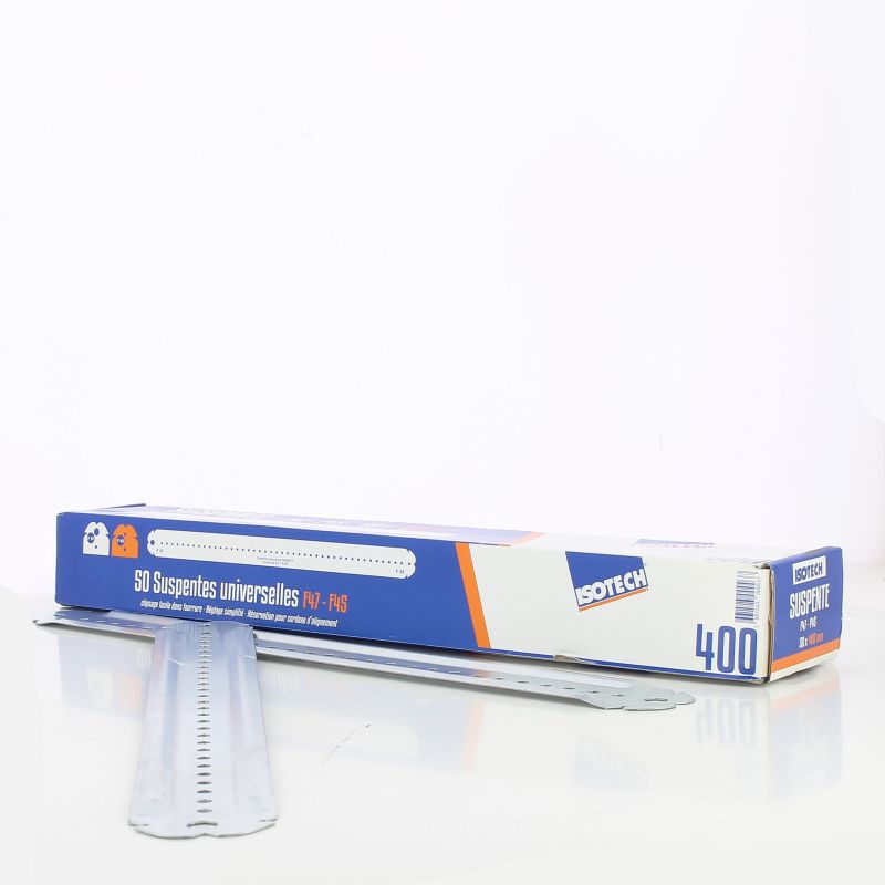 Boite de 50 suspentes universelles F47/F45 ISOTECH - 500mm - SU500 - 4