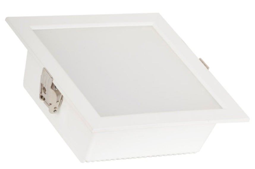 Oprawa wpuszczana LED WINDOW 18W 3000K 1650lm aluminium biała wym:10x16,5x16,5cm IP44 Maxlight