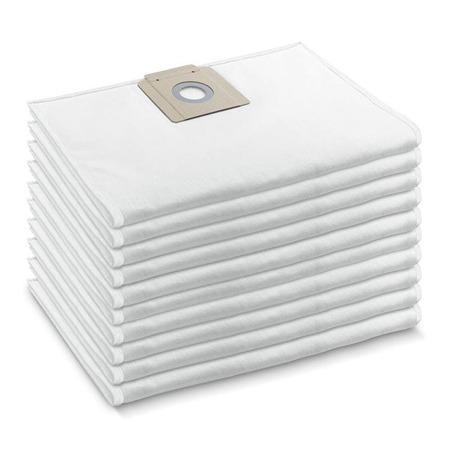 5 Bolsas De Filtro No Tejidas Para Aspiradora Kärcher NT 48/1, NT 65/2 - Como La 6.904-285.0