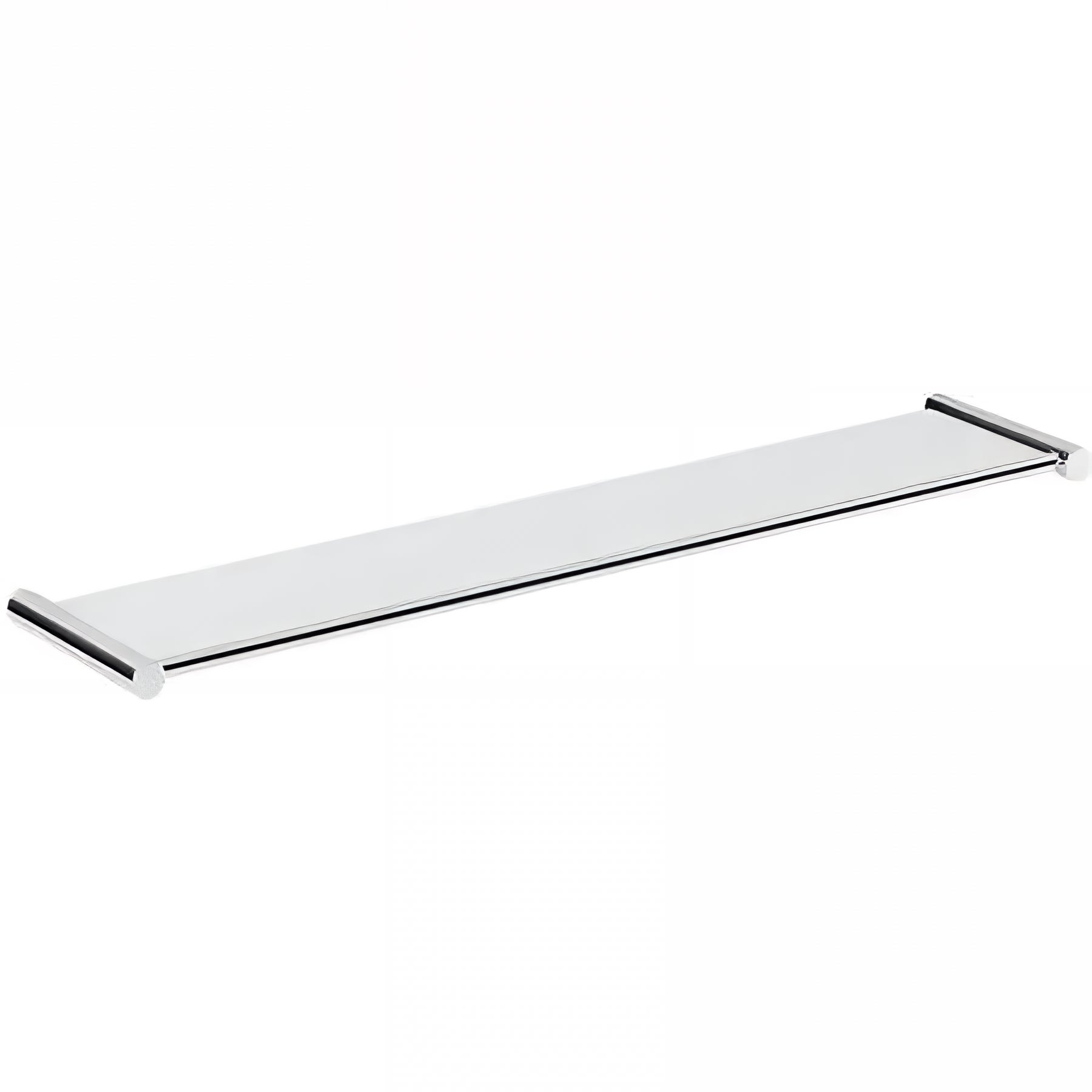 Tablettes de salles de bains en aluminium noir mat pour rangement