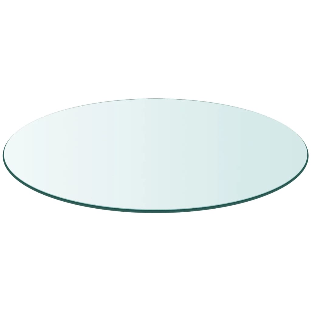 vidaXL Dessus de table ronde en verre trempé 400 mm - 4