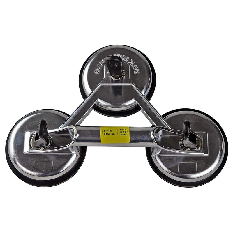 Dispozitiv pentru manipulat sticla cu trei ventuze Dema 17156, O120 mm
