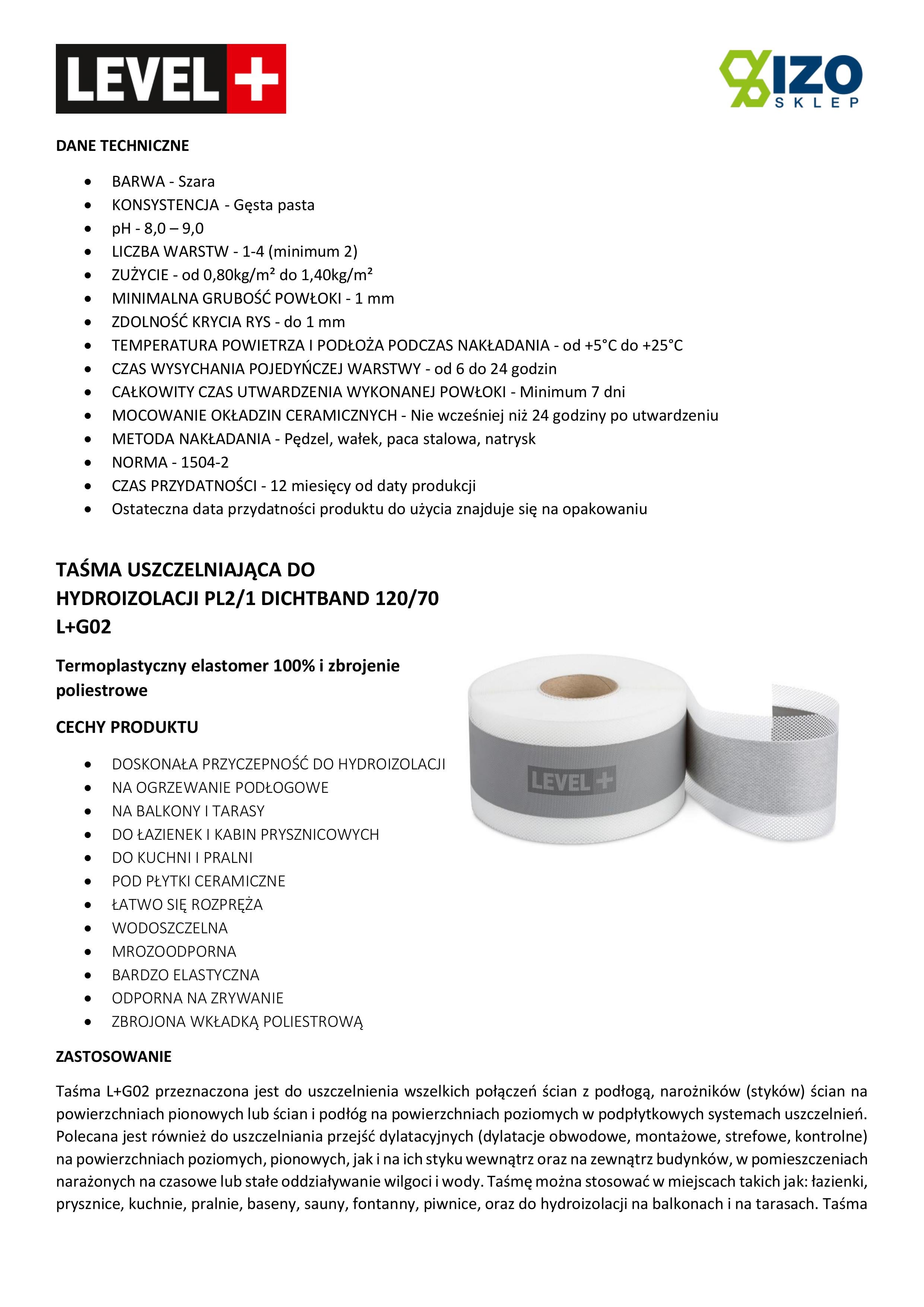 LEVEL+ kit d'étanchéité pour l'étanchéité de la douche salle de bain bande d'étanchéité film liquide 5,5kg SET11 - 8