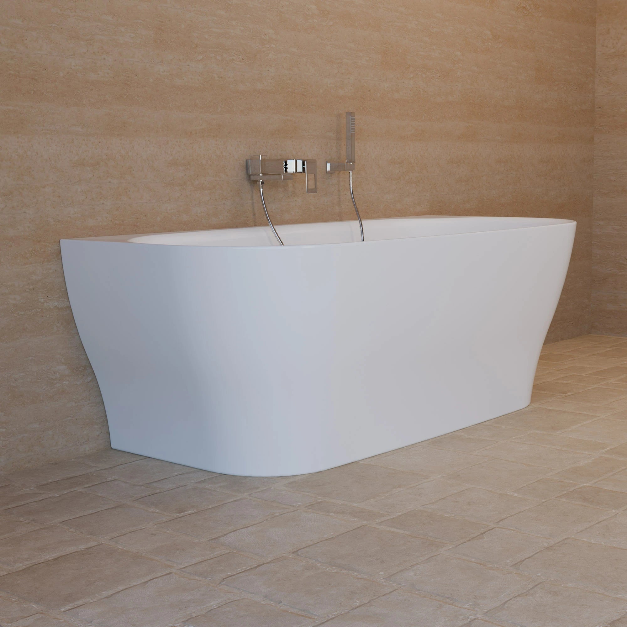 Baignoire Ilot Velvet 170 blanche 170 x75 x58 cm, by SPALINA - 3