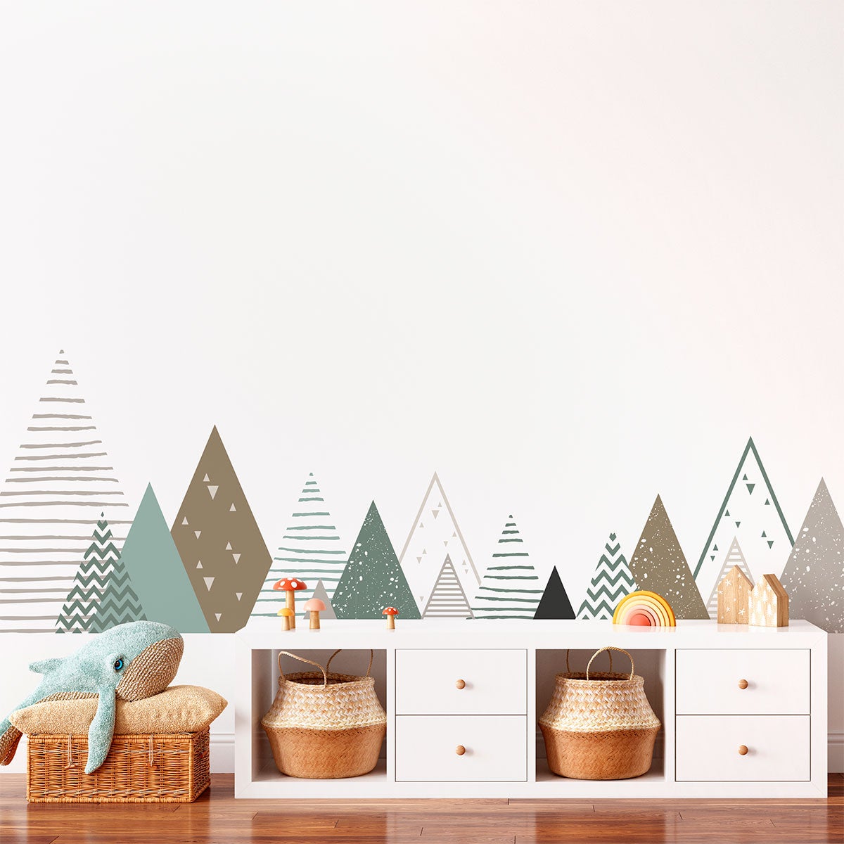 Adesivo bambino di montagna scandinavo tinaka - Sticker adesivo - adesivi murali - 60x100cm - 7
