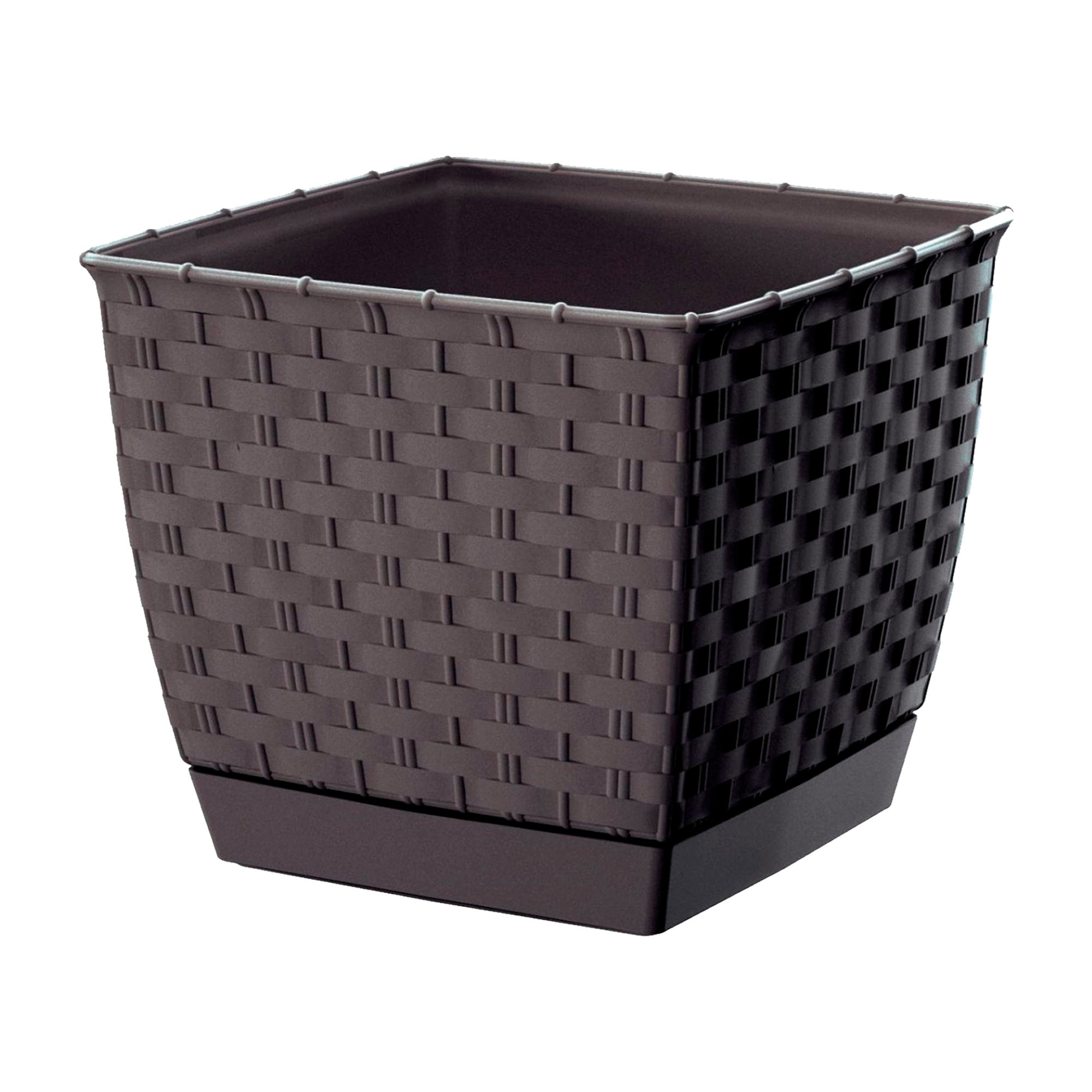 Vaso da fiori 2L Ratolla 165x165x142 mm, Antracite | Leroy Merlin