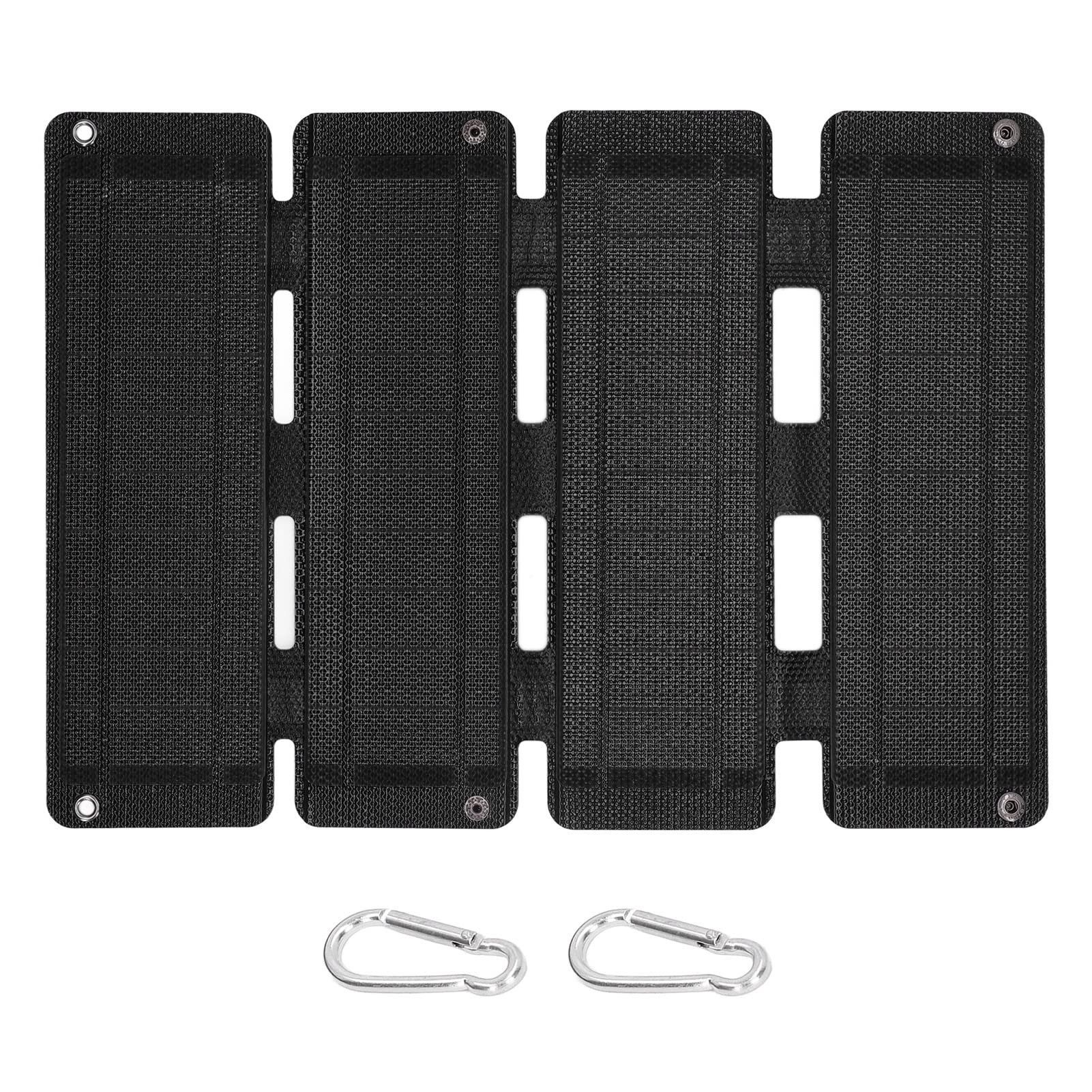Kit de Panneau Solaire étanche Portable Haute efficacité 10 W pour Chargement Extérieur, Chargeur Solaire Pliable pour Alpinisme Randonnée Camping Voyage