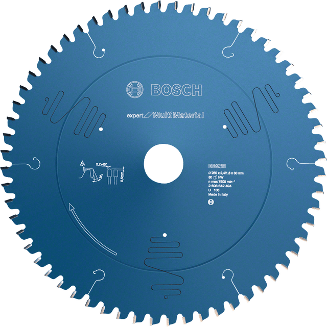 Bosch Professional - Lame Scie Circulaire Expert Multimateriaux 216X30X2,4mm, 64D - 2608642493