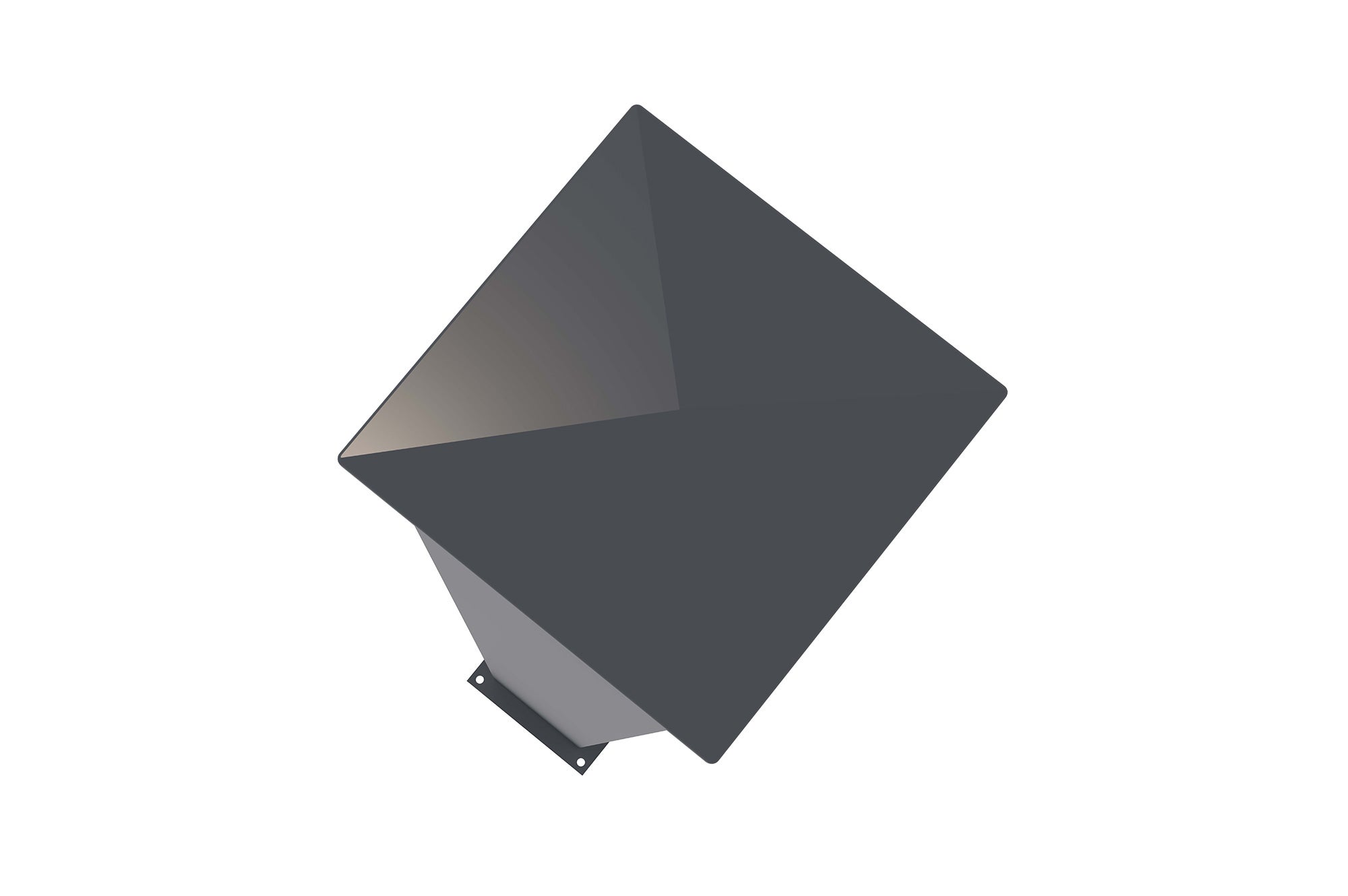 Poteau en aluminium EIFEL 15x15 pour hauteur 166cm - Gris - 6