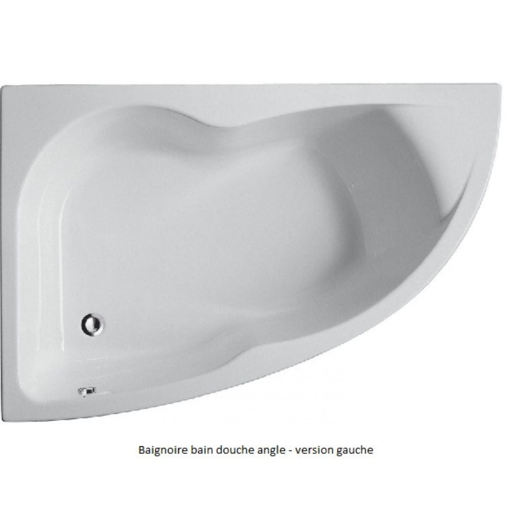 Baignoire d'angle 150 X 100 JACOB DELAFON Microméga Duo version gauche - 4