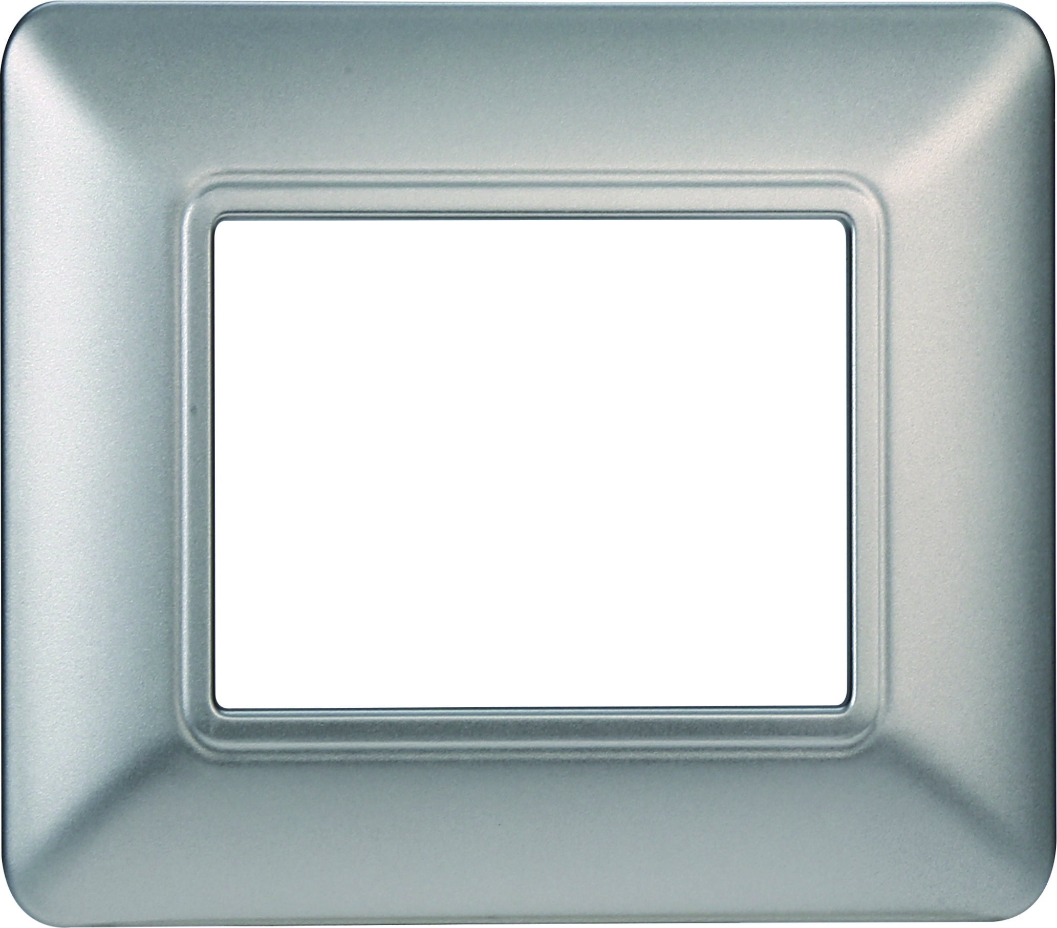 Placa De Plástico Para Bticino Matix - 2 Plazas, Color Bronce, Compatible