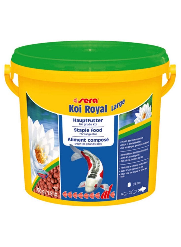 Nourriture Pour Poissons Nourriture Pour Koïs - Granulés 6mm 3800ml Sera Royal Nature