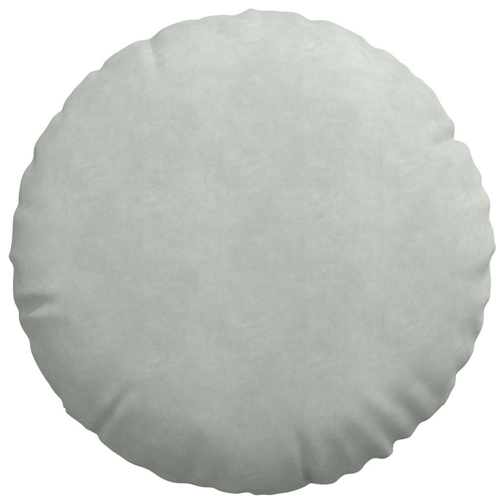 Cojines de asiento, 2 unidades, gris claro, Ø 40 x 13 cm, terciopelo - 6