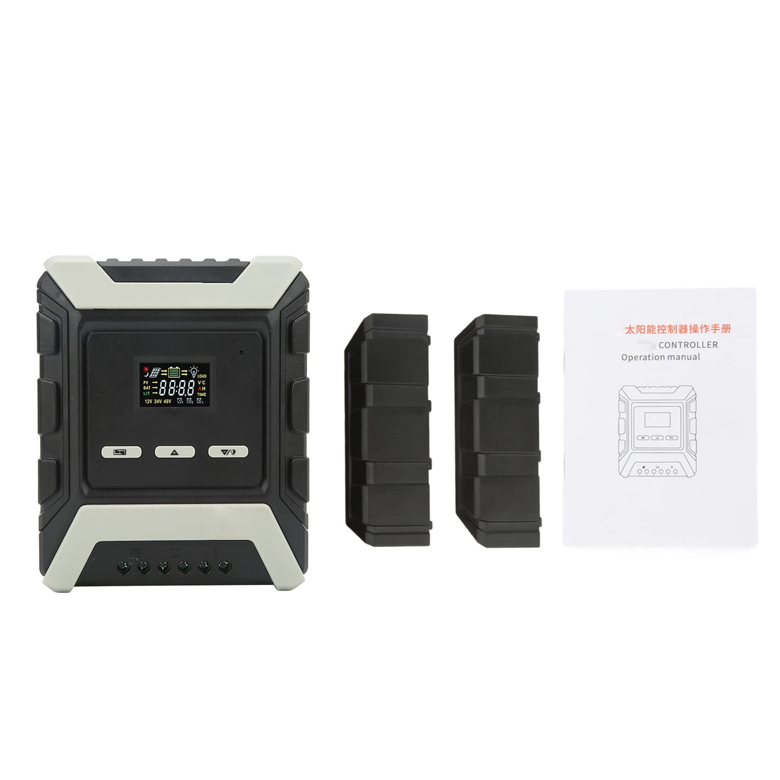 Contrôleur Charge Solaire MPPT 60A – écran LCD Couleur, Double USB, Automatique 12V/24V, étanche IP67