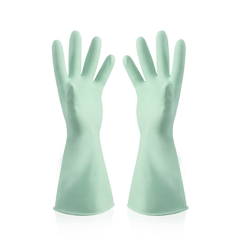 3 paires de gants de cuisine,（M）gants de vaisselle réutilisables, sans latex, antidérapants et imperméables, gants de nettoyage de cuisine - 5