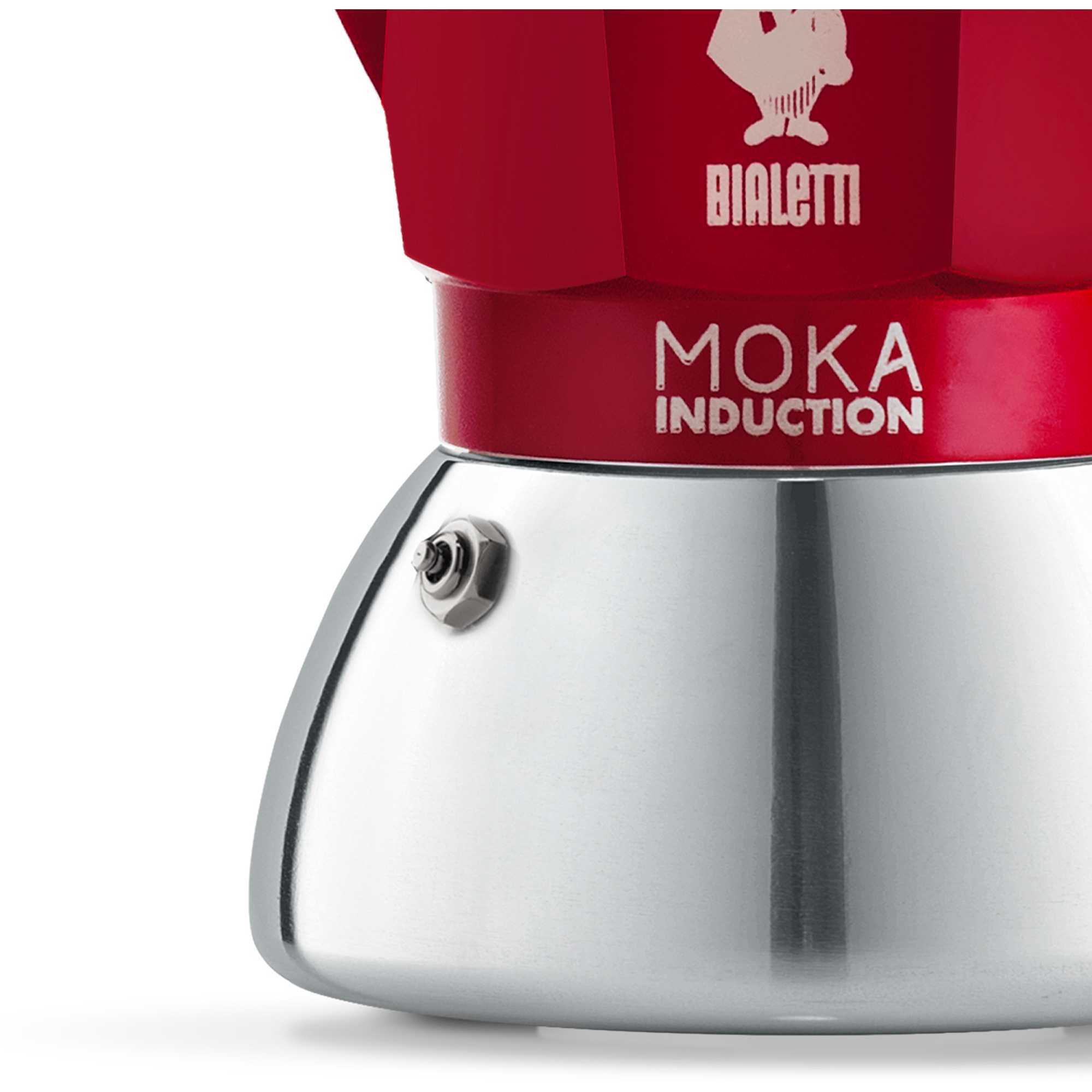 Cafetière italienne BIALETTI Moka induction 6 tasses RED - 3