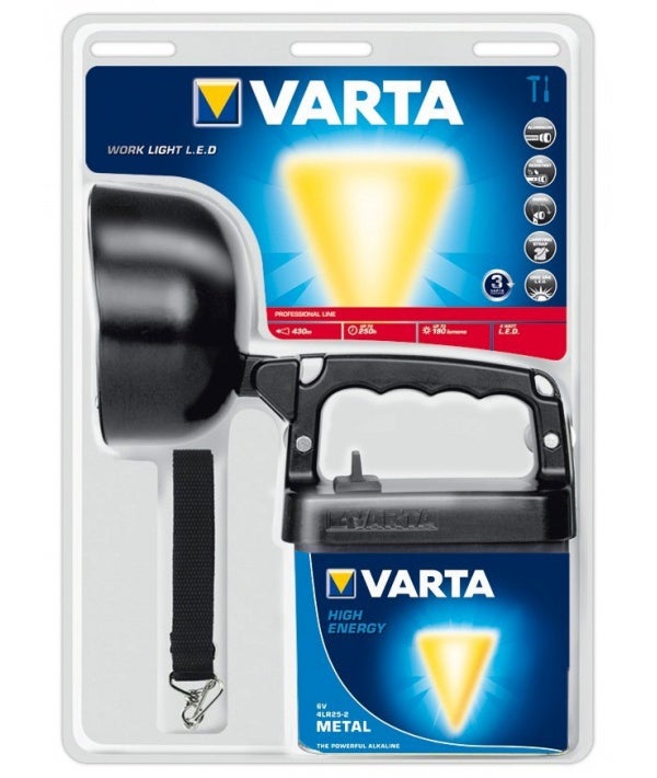 Phare Worklight led - 8 V + pile alcaline 4R25/2 VARTA - 3