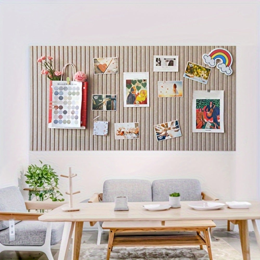 Lavagna Murale in Feltro 3D Per Foto, Messaggi, Appunti, Adatta Alla Decorazione Murale Dell'ufficio, Del Salotto, Della Camera Da Letto, 40x60cm - 3