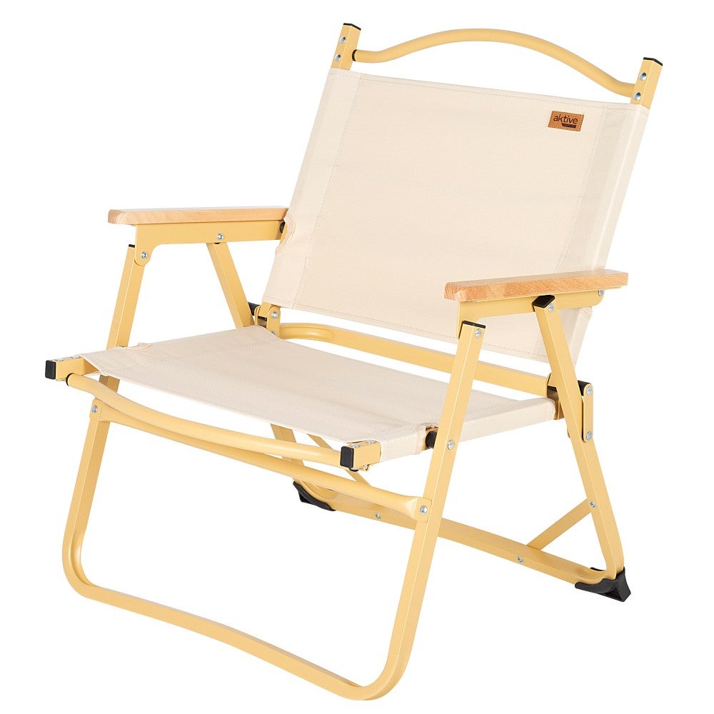 Silla plegable baja glamping c/bolsillo aktive