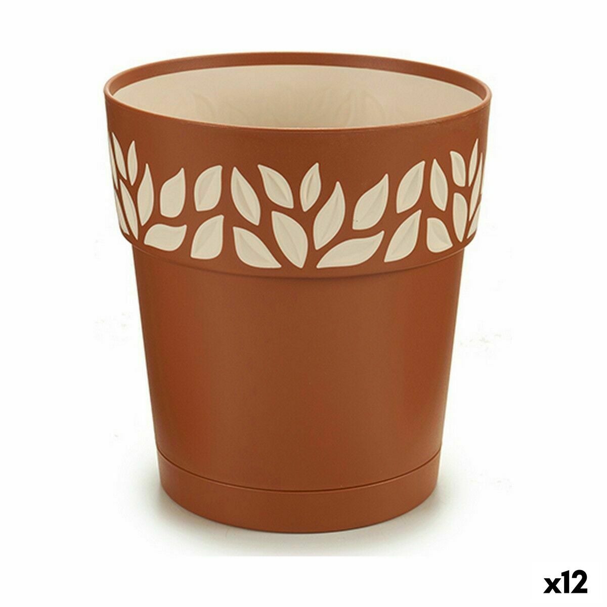 Lot De 6 Pots Auto-arrosants Plastique - 15.2cm (6") - Réservoir D'eau Intégré 260ml - Soucoupe Amovible - Pour Plantes D'intérieur
