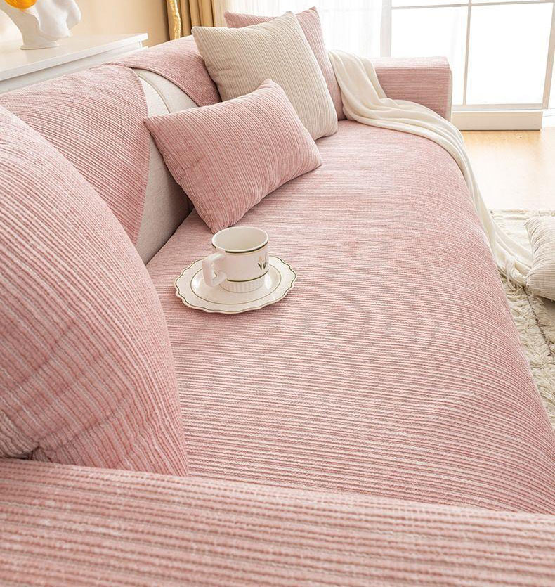 Coussin de canapé antidérapant, jeté de canapé moderne, coussin de canapé résistant à l'usure pour le salon, rose, 90 x 180 cm - 5