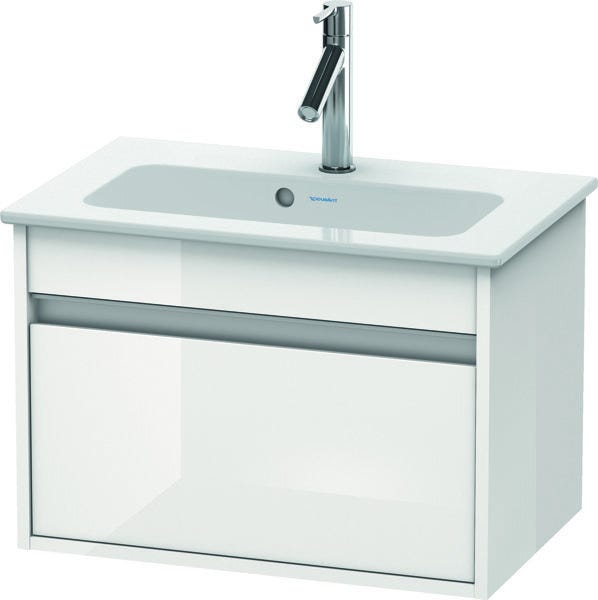 Duravit Ketho - Meuble pour lavabo 50x120x55 cm, 2 tiroirs, Basalt Matt KT665604343 Duravit Ketho - Meuble pour lavabo 50x120x55 cm, 2 tiroirs, Basalt Matt KT665604343