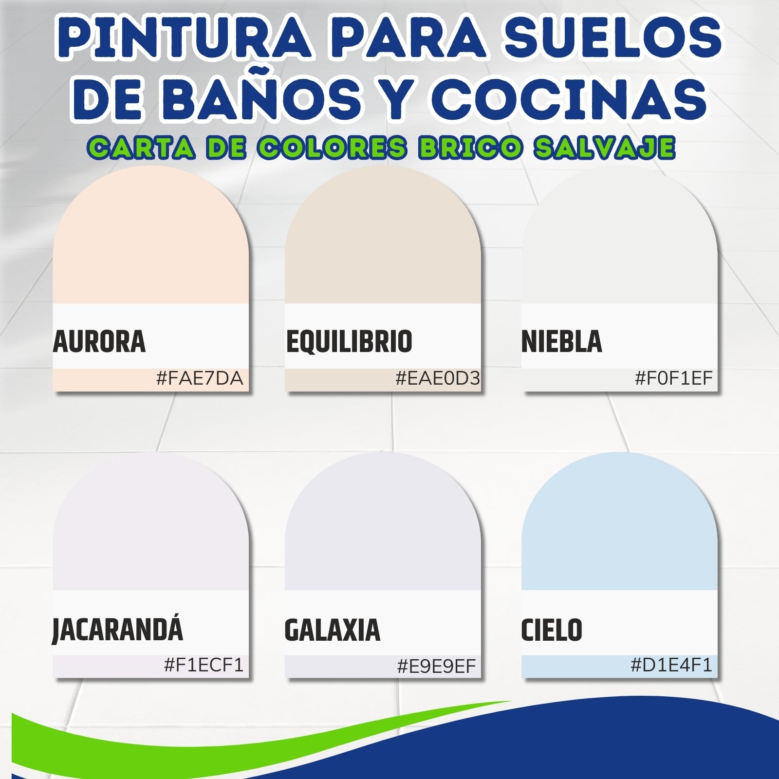 BRICOSALVAJE Tinta para Chão de Casa de Banho e Cozinha | Azulejo e ...
