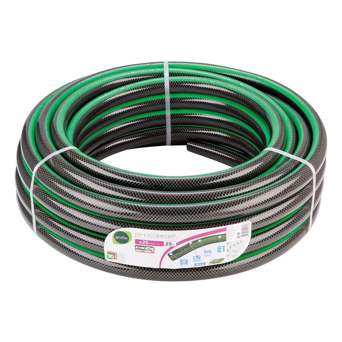 Wąż GEOLIA Comfort z PVC o średnicy 25 mm i długości 25 m