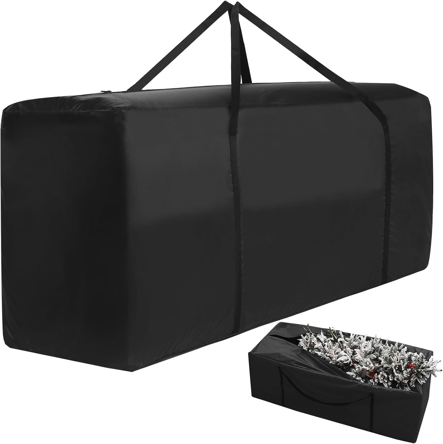 Sac De Rangement Extra Large Pour Sapin De Noël - Jusqu'à 2,10 M - Ram Sac XL Avec Poche Latérale Pour Décorations Et Guirlandes
