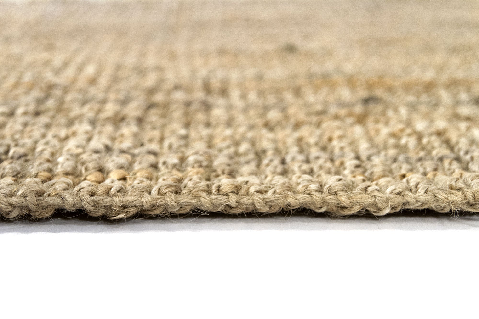 Hamid - Tapis en jute bouclé naturel 290x200 cm - Tapis naturel pour salon, chambre et salle familiale - 9