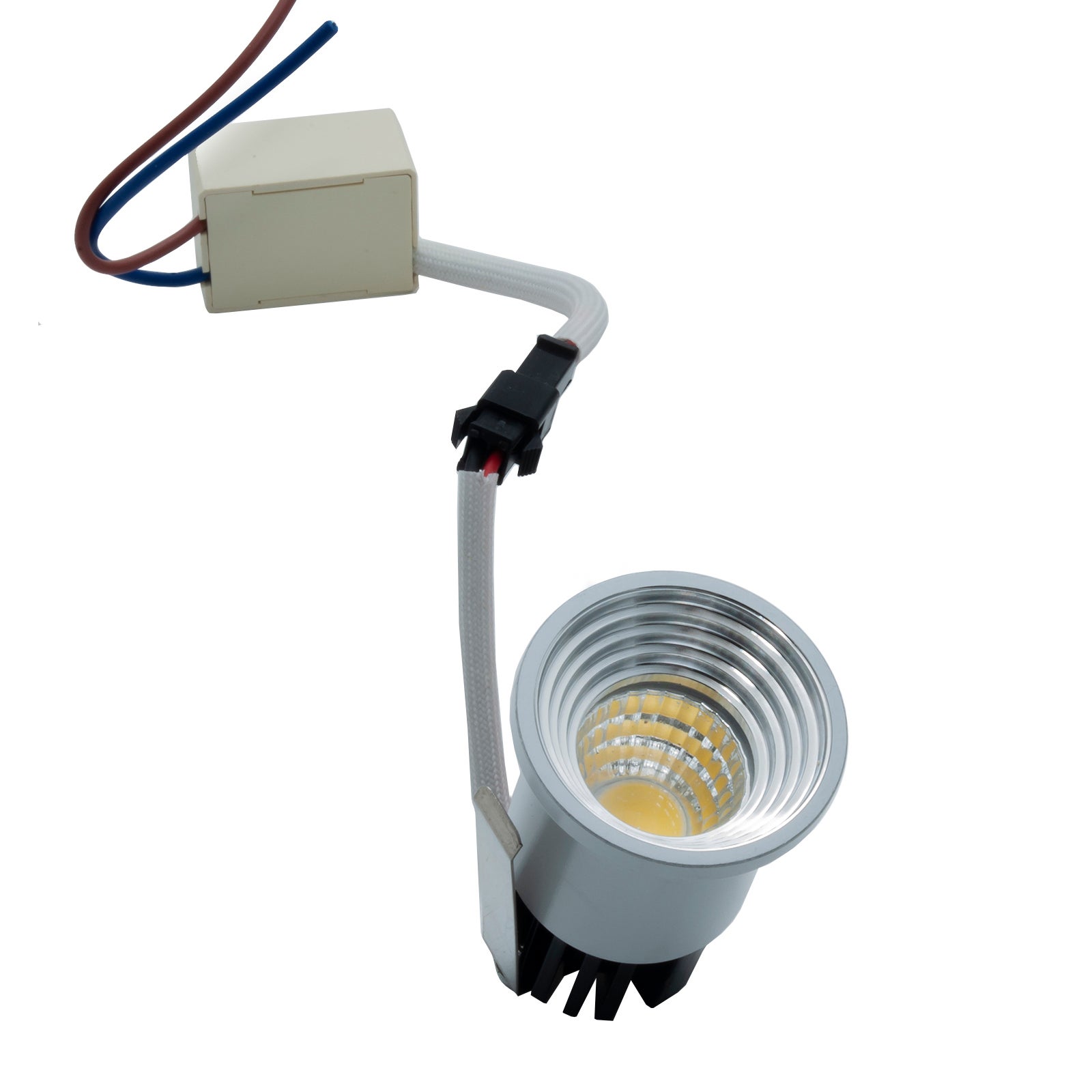 3cm LED 3W spot encastré mini spot marches escaliers vitrines 230V LIGHT 3000K - 6