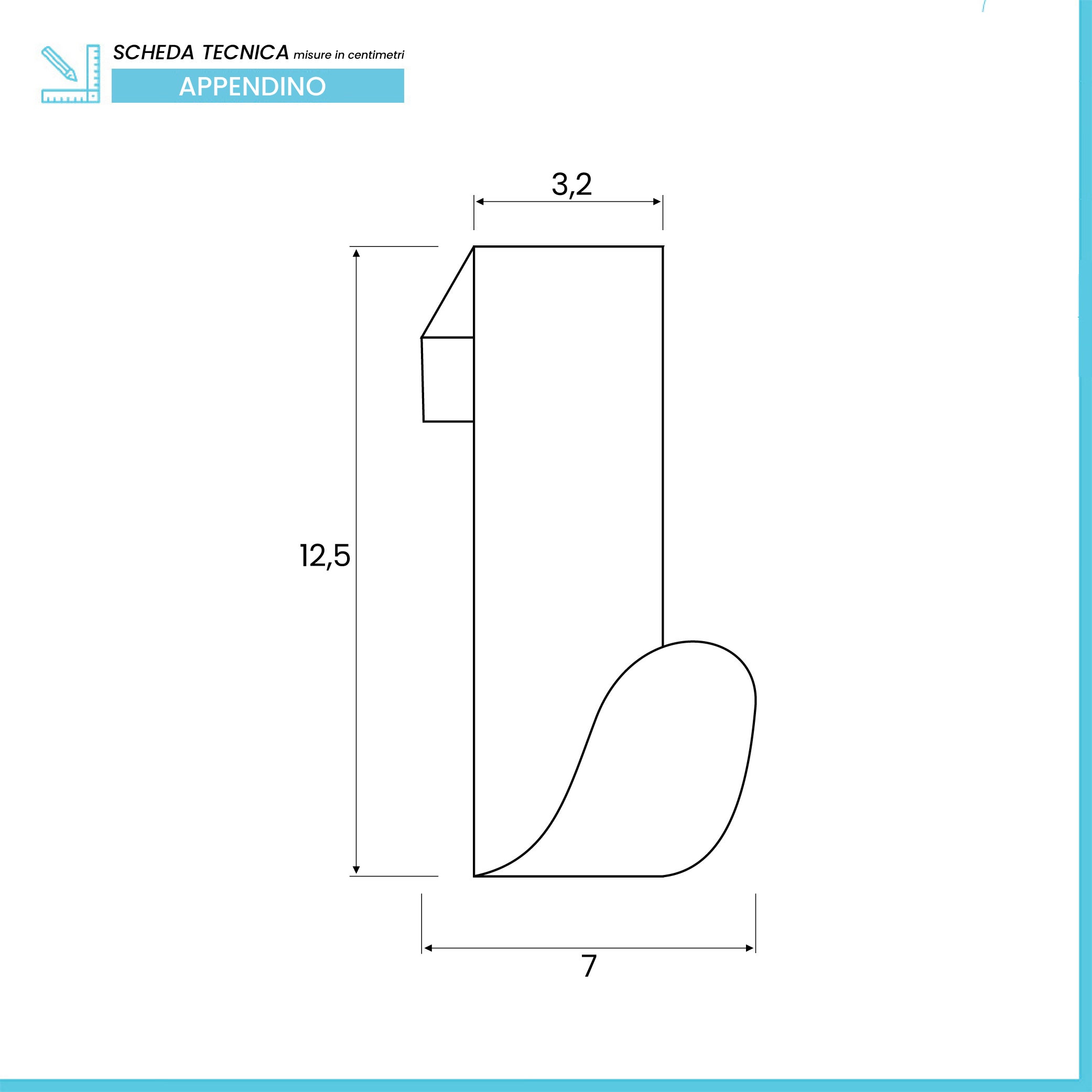 Set appendini in plastica trasparente multiuso con libera installazione - 2