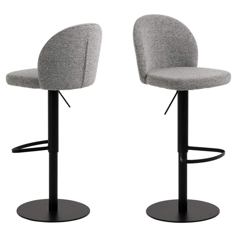 Patricia stołek barowy funkcją obracania szary.