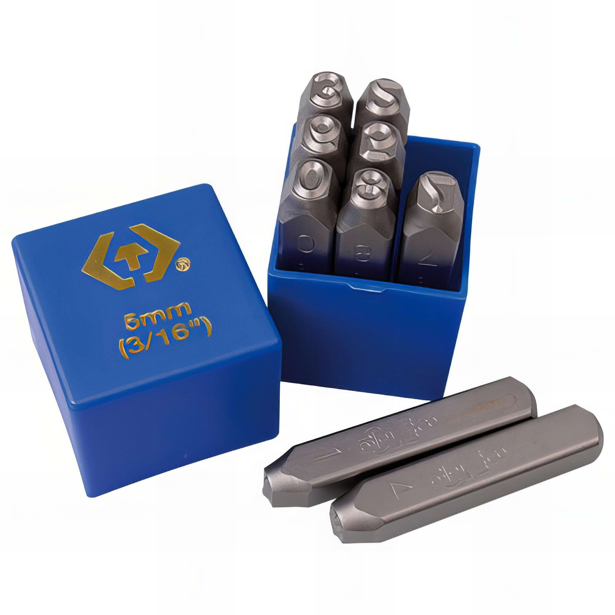 Lot De 9 Chiffres à Frapper 10x10 Mm – Acier Traité – Idéal Pour Bricolage