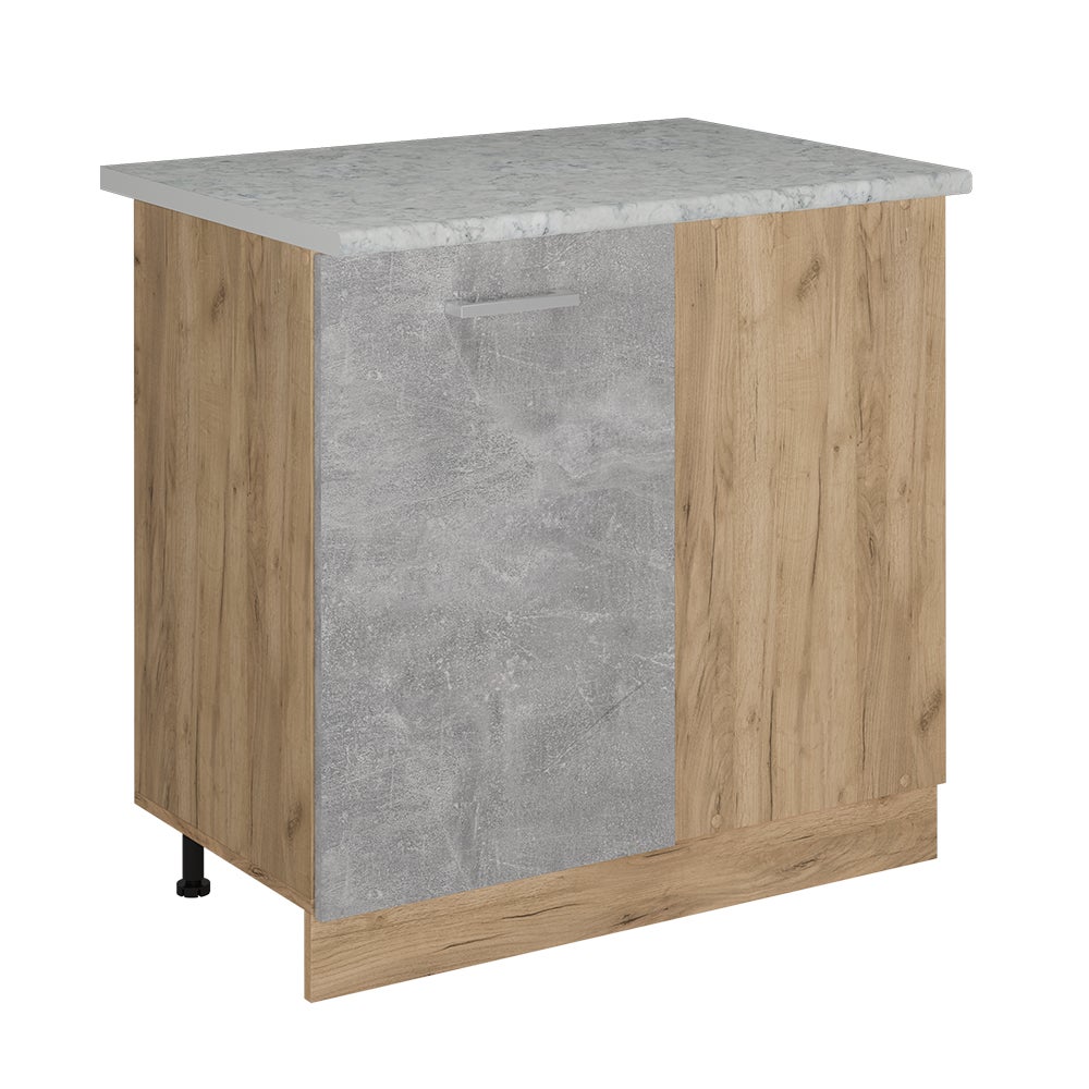 Vicco Szafka narożna R-Line, Beton, 86 cm BR Marmur