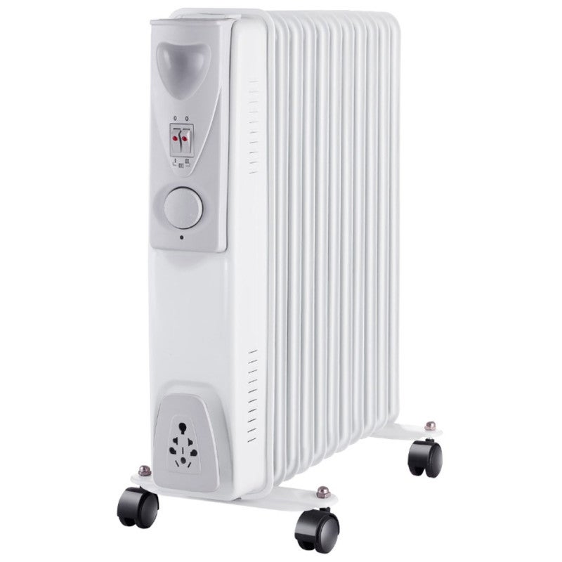 Klarstein Radiateur Bain D'Huile 2500W - Chauffage Économique Wifi, Silencieux Avec Thermostat Et Roulettes
