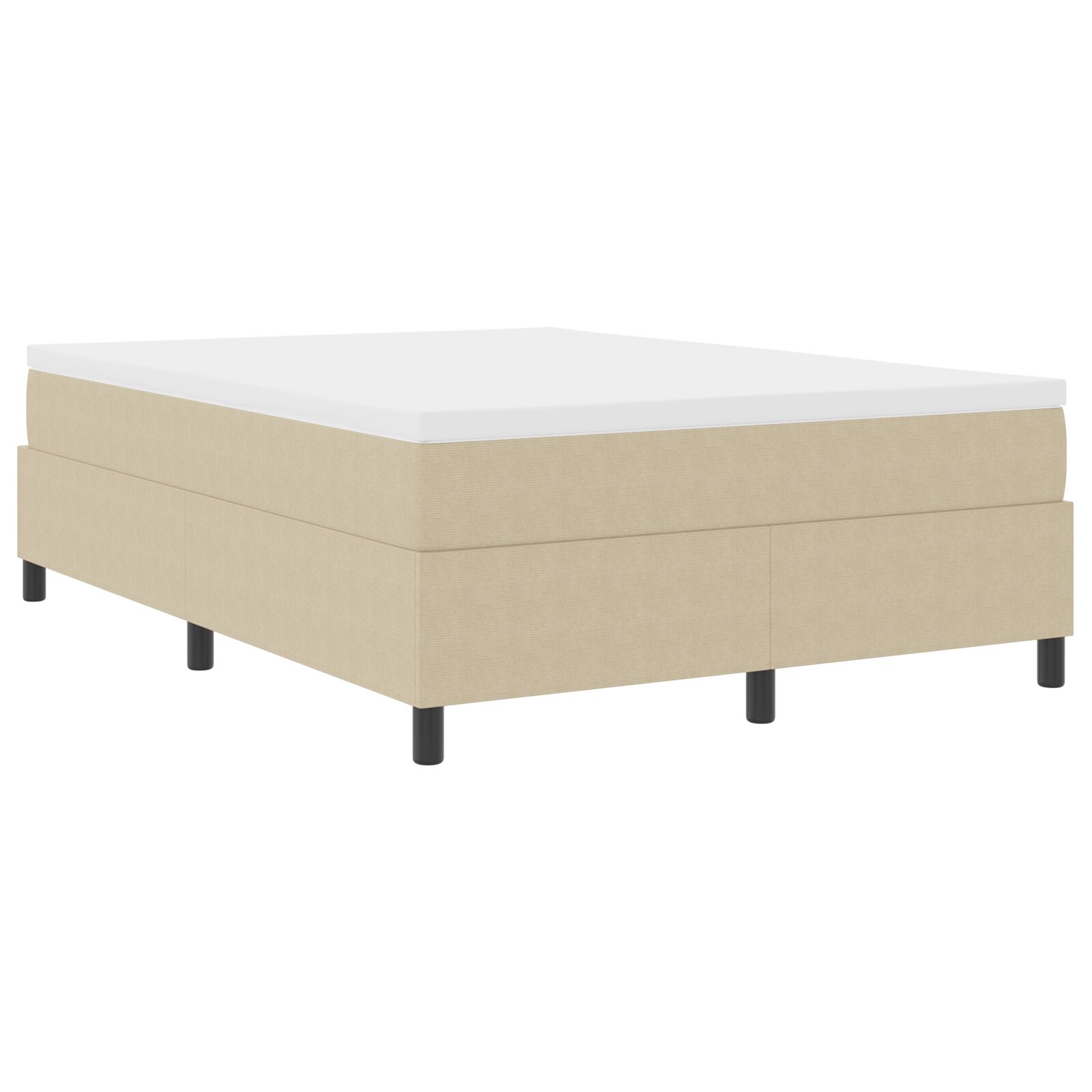 Lit double，Lit adulte，Lit box spring Vert clair Gris 140x200 cm Tissu ...