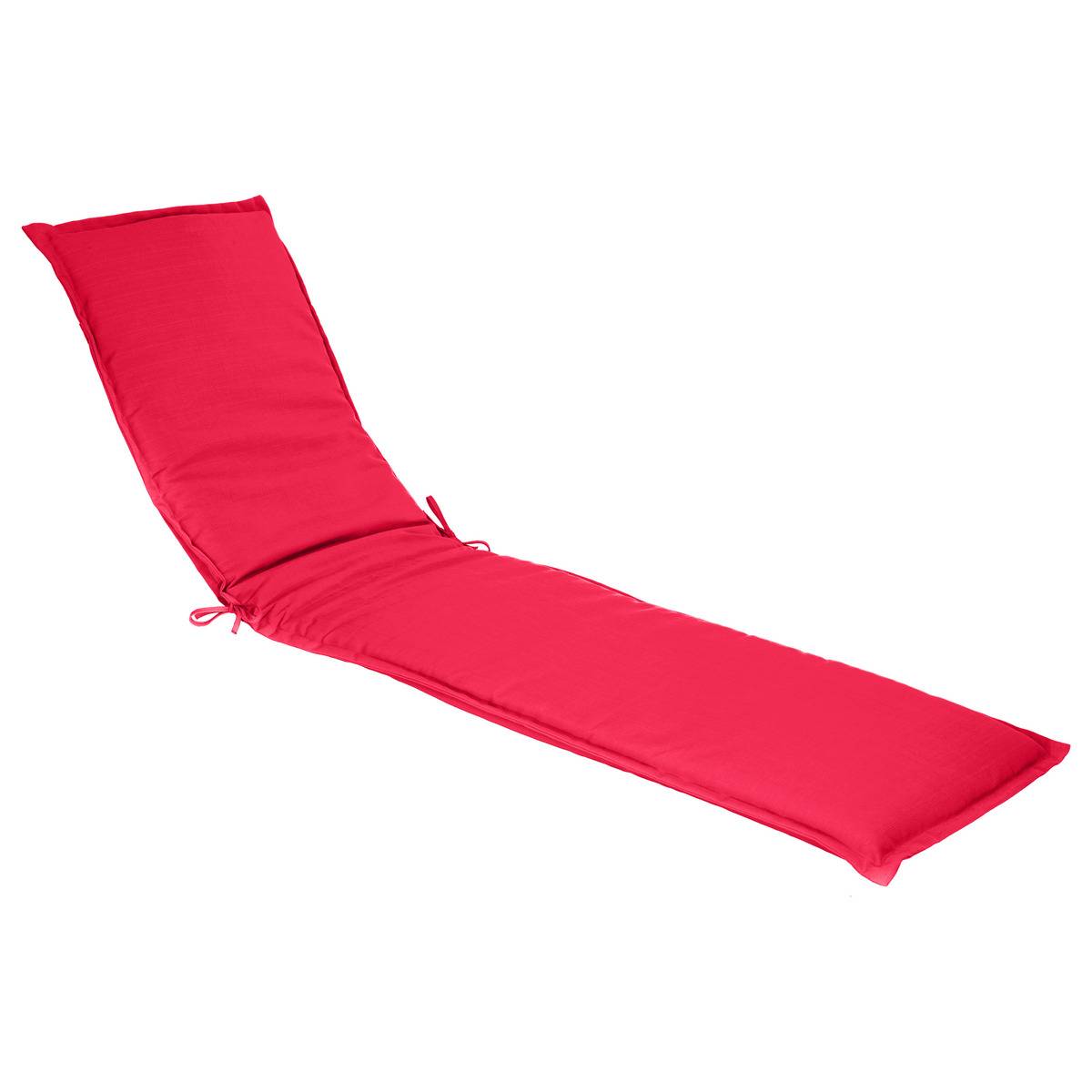 Coussin De Transat Hespéride - 190x60cm, Jaune Moutarde, Rembourrage 840g