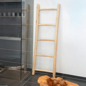 échelle en bois de bibliothèque décorative Hauteur 1,50m , 5