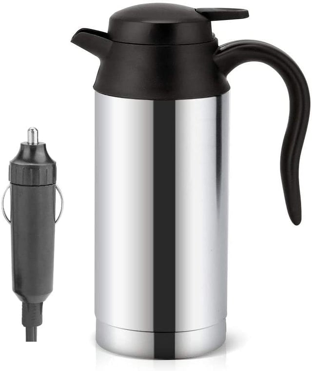 EVATEK Piccolo Bollitore Elettrico, Mini Scaldabagno da Viaggio, 304 Acciaio Ino