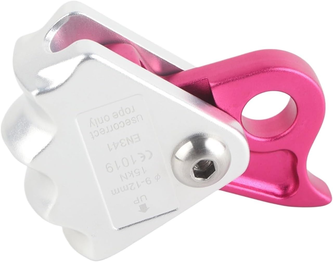 Sprzęt wspinaczkowy Rappel Bezpieczeństwo Zjazdowy Hamulec Samohamowny 15kN Lina 9-12mm 15x8x6cm