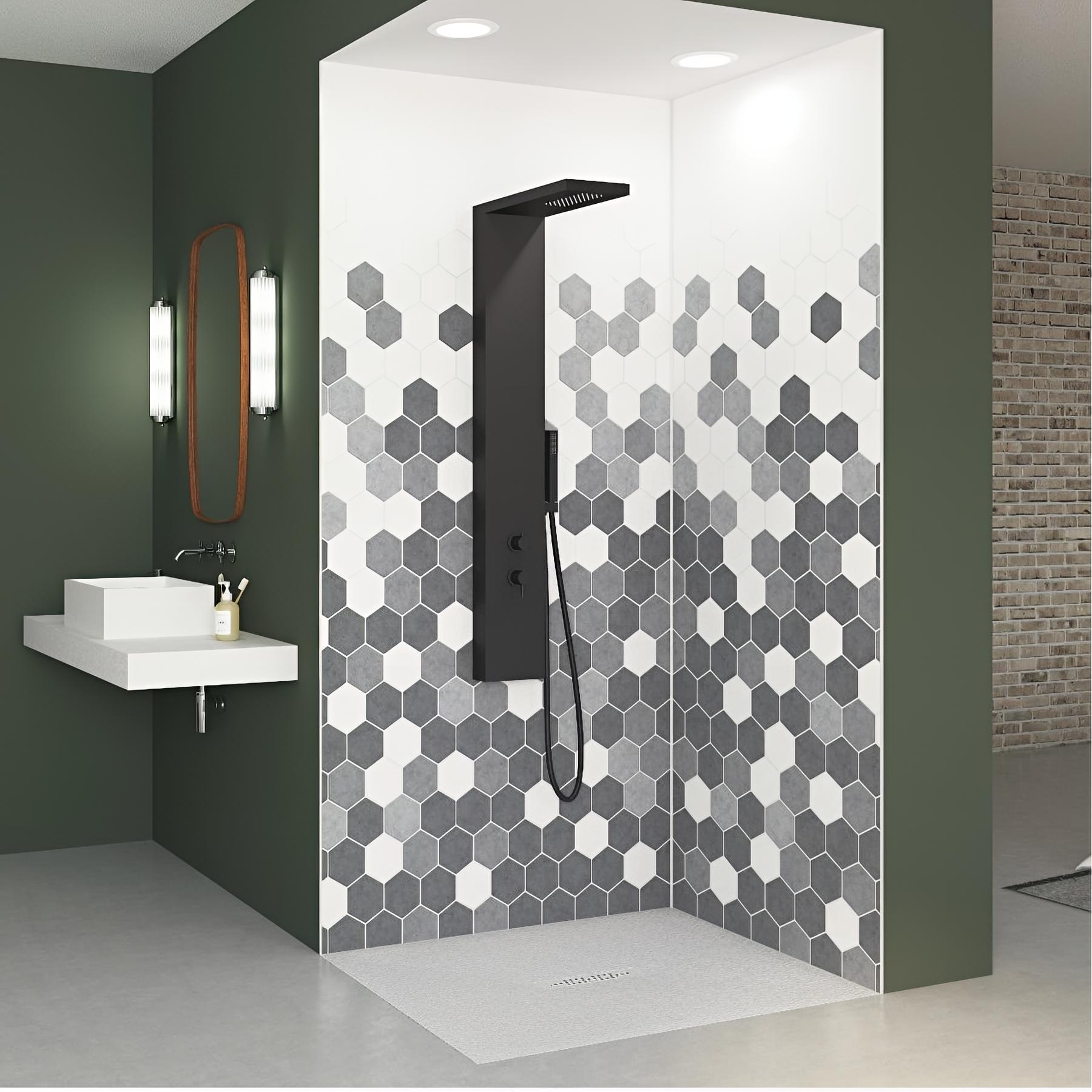Sticker Mural Vinyle Déco Salle De Bain - Panneau Autocollant Graphique G67 | Décoration Moderne, Facile à Poser, Neuf