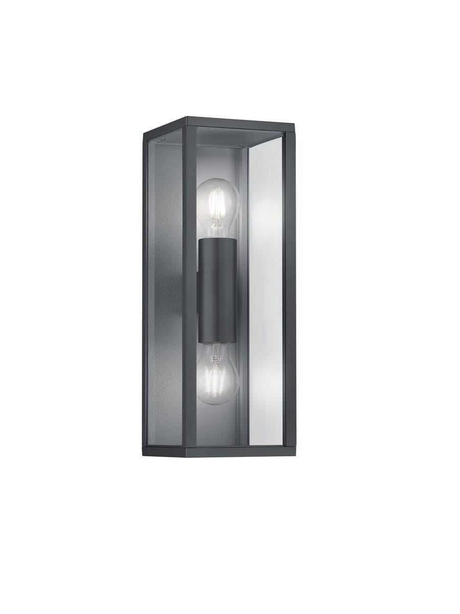 Aplique de Pared Trio Garonne Zinc 2xE27 | Leroy Merlin