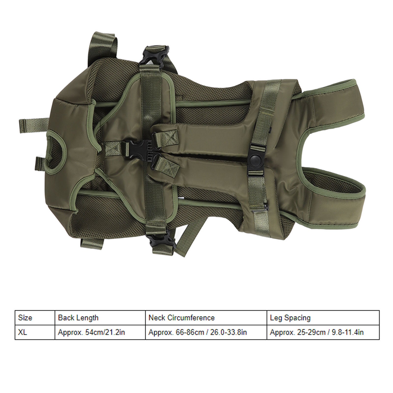 Zaino Traspirante Per Cani E Gatti - Fino 10kg, Con Cintura Sicurezza E Materasso Morbido - Foto 8