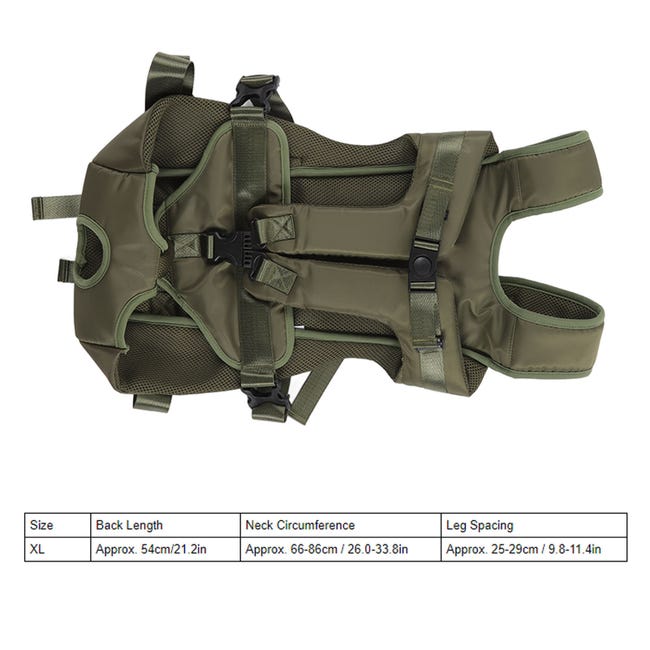 Zaino Traspirante Per Cani E Gatti - Fino 10kg, Con Cintura Sicurezza E Materasso Morbido - Foto 8