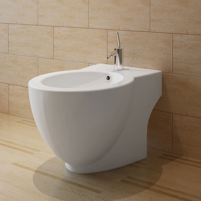 Bidet rond Céramique haute qualité Blanc vidaXL