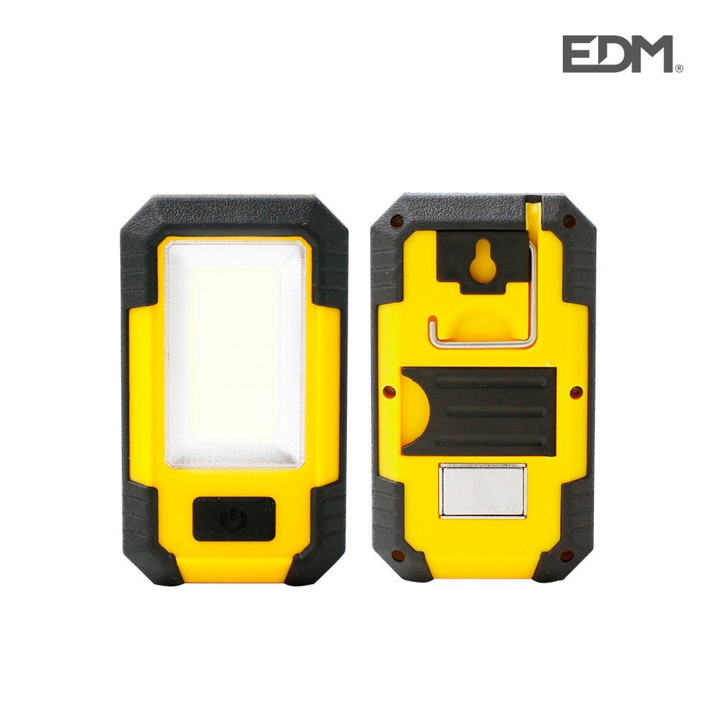Edm Linterna Led Recargable Rectangular Usb 2000Mah 20 M Clara , Leroy Merlin