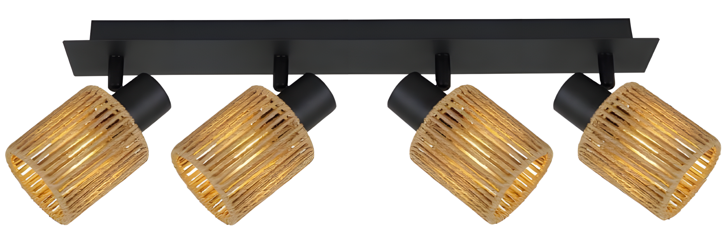Lampa Sufitowa Wisząca Toolight App1825-4W Czarny