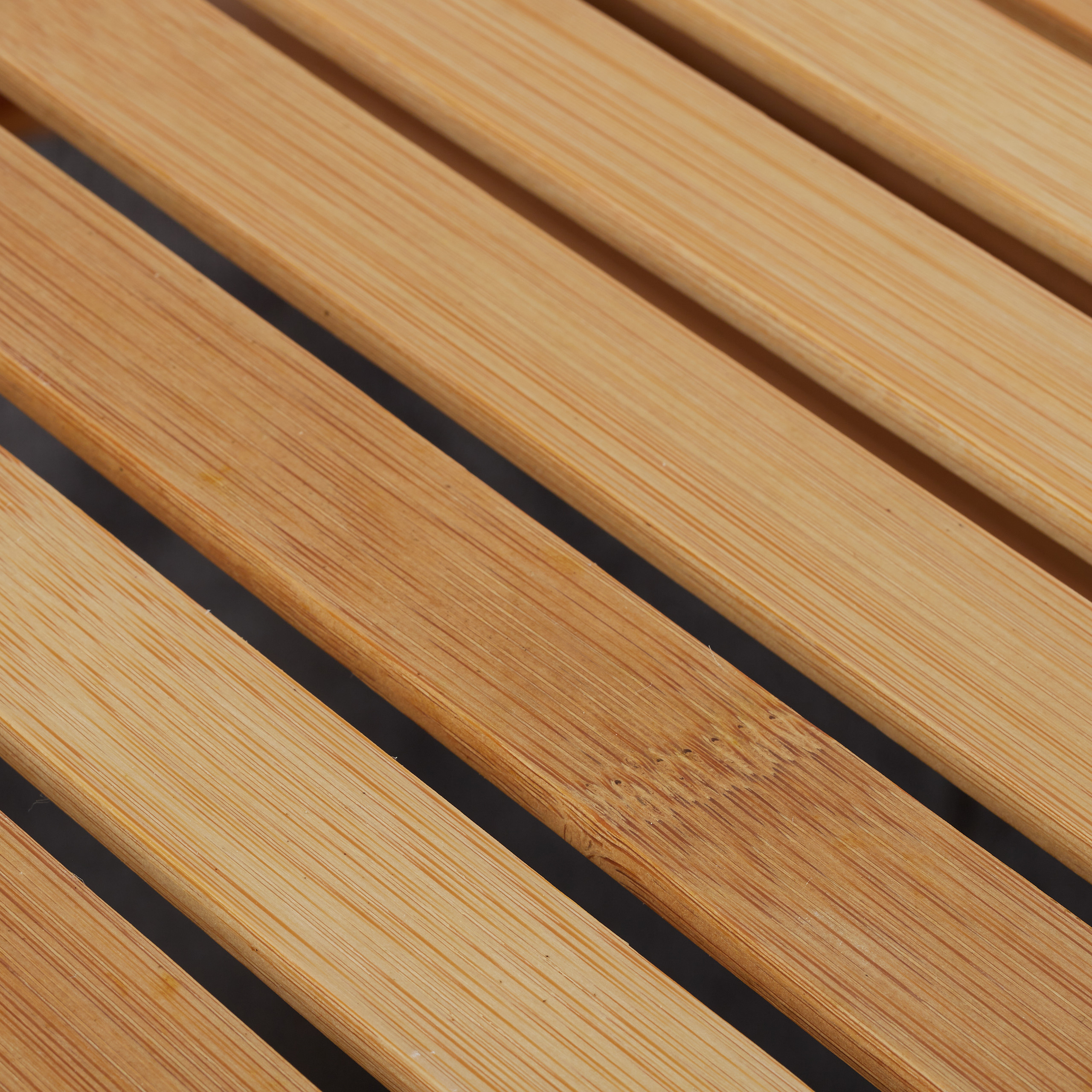 Relaxdays Meuble à linge, 3 bacs, bambou, étagère pour salle de bain avec compartiments, HLP 70x49x33,5 cm, nature/gris - 8